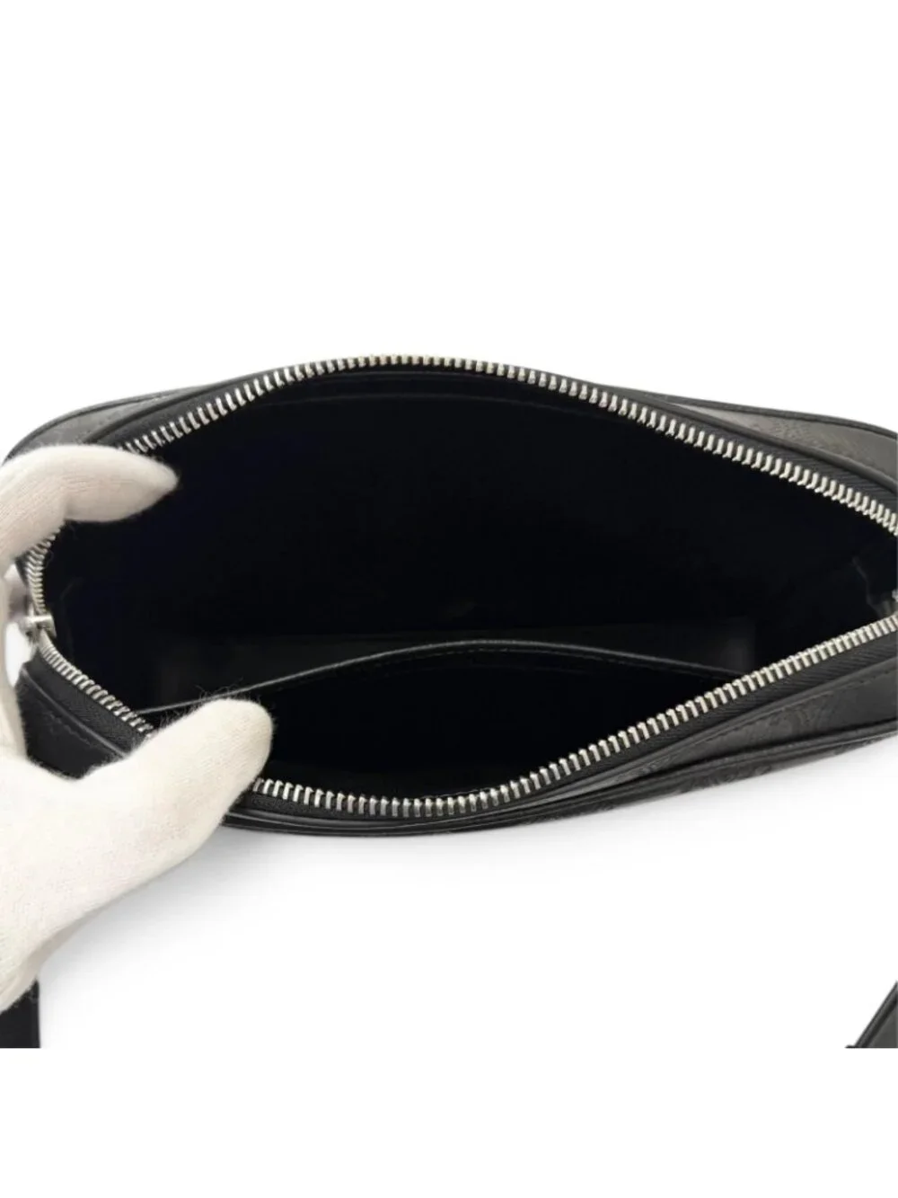 Celine Horizontal Messenger Leather Triomphe Medium Shoulder Bag